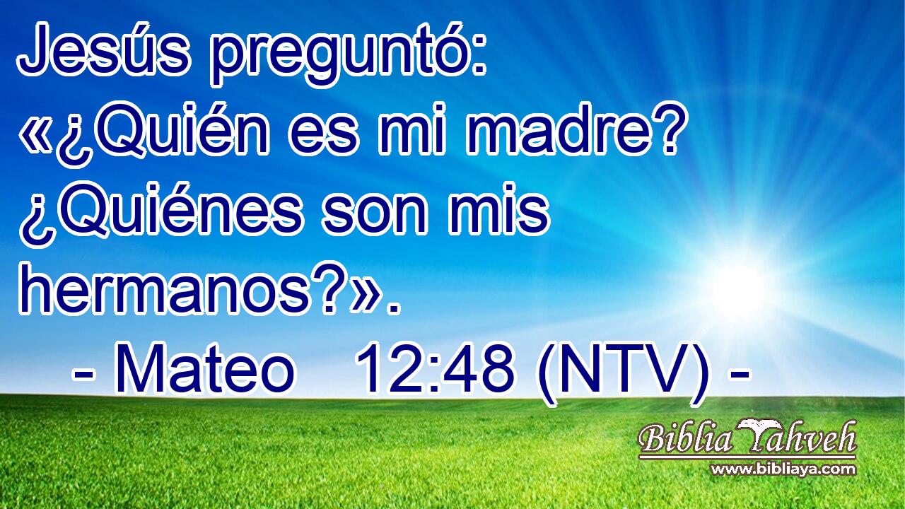 Jesús preguntó: «¿Quién es mi madre? ¿Quiénes son mis hermanos?».