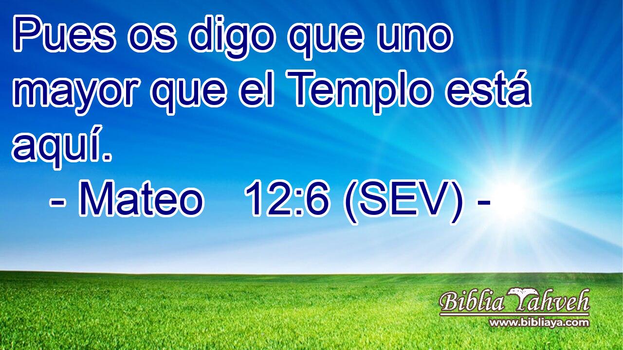 Pues os digo que uno mayor que el Templo está aquí.