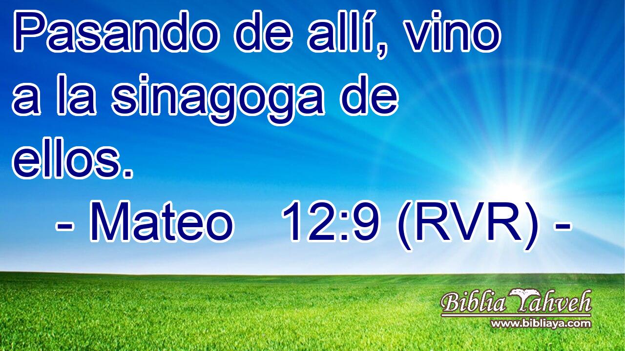 Pasando de allí, vino a la sinagoga de ellos.