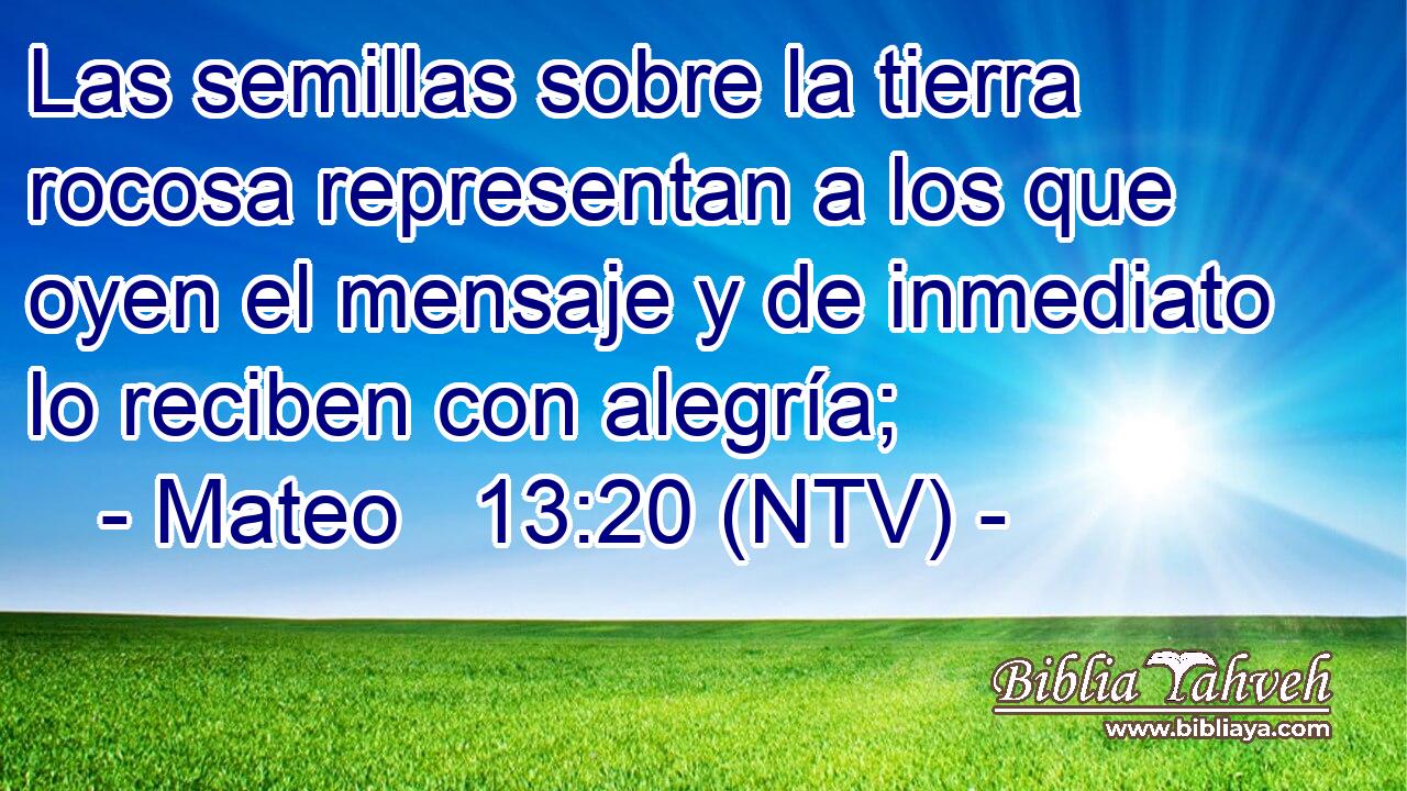 Las semillas sobre la tierra rocosa representan a los que oyen el mensaje y de inmediato lo reciben con alegría;