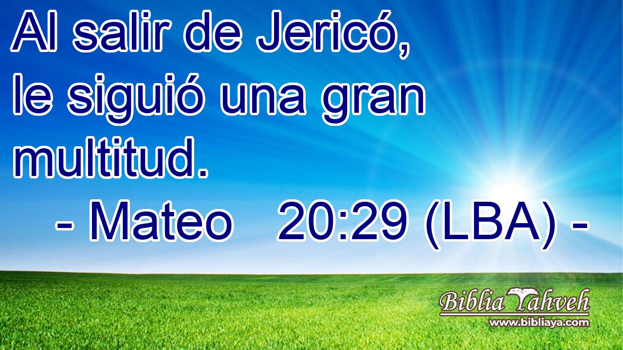 Al salir de Jericó, le siguió una gran multitud.
