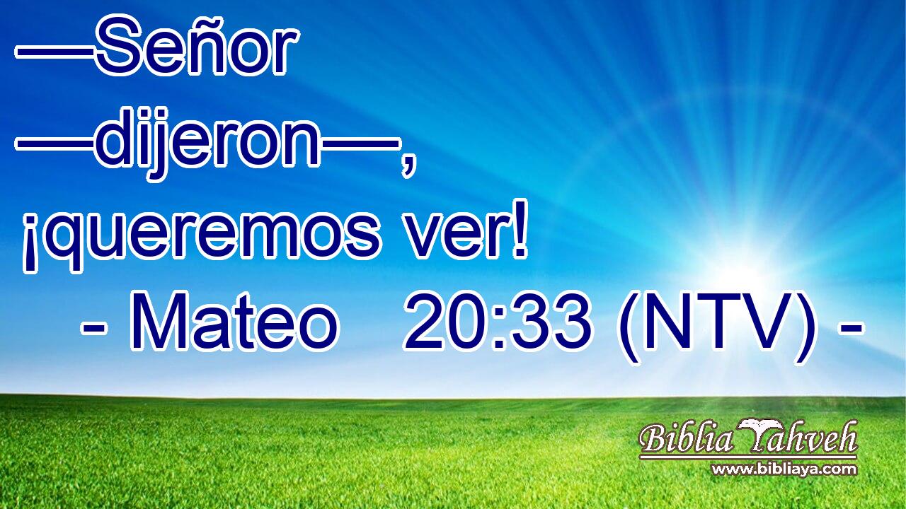 —Señor —dijeron—, ¡queremos ver!