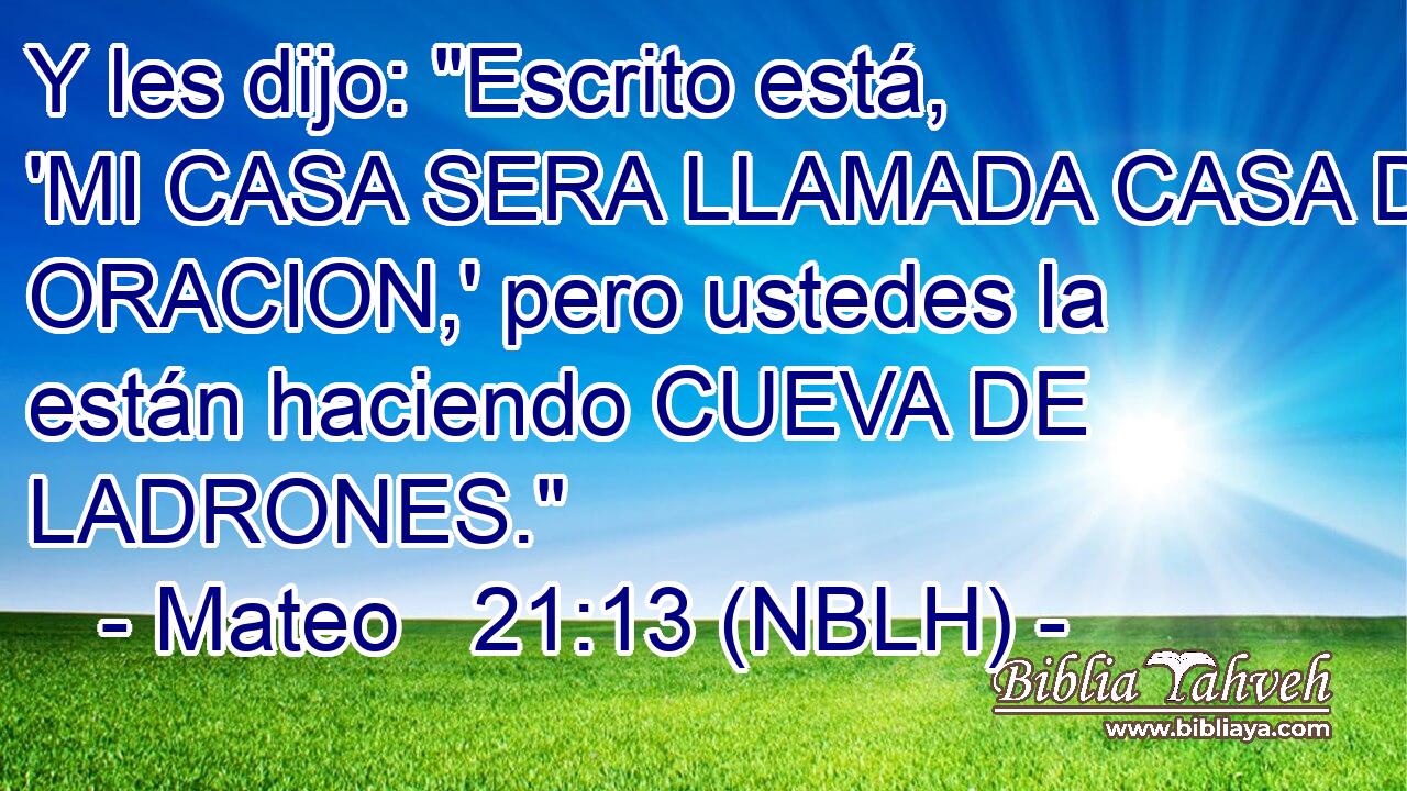  Y les dijo: 