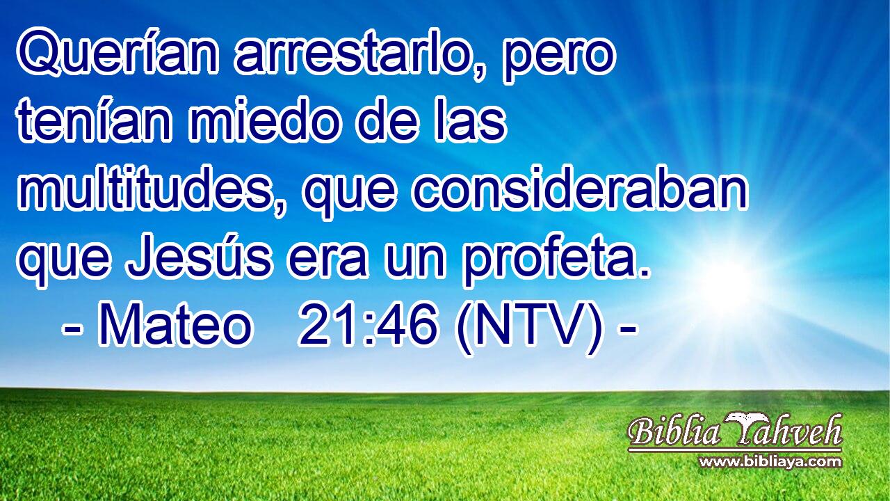 Querían arrestarlo, pero tenían miedo de las multitudes, que consideraban que Jesús era un profeta.