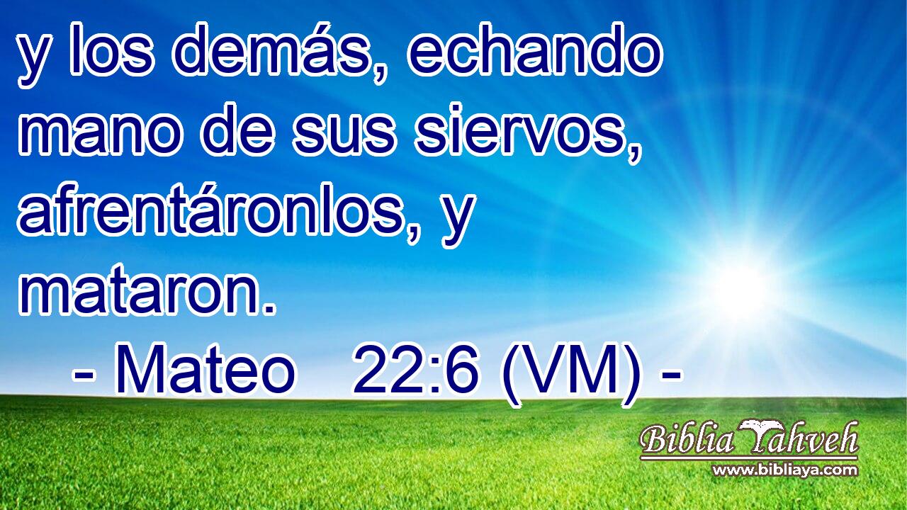  y los demás, echando mano de sus siervos, afrentáronlos, y mataron. 