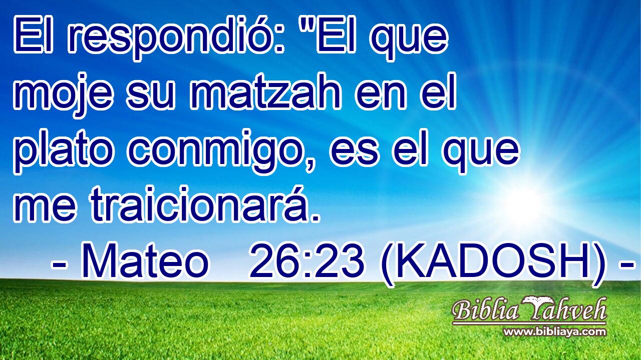  El respondió: 