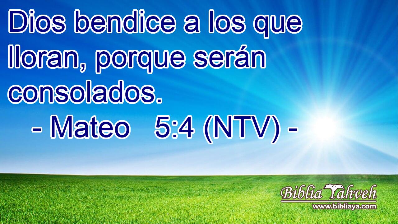 Dios bendice a los que lloran, porque serán consolados.