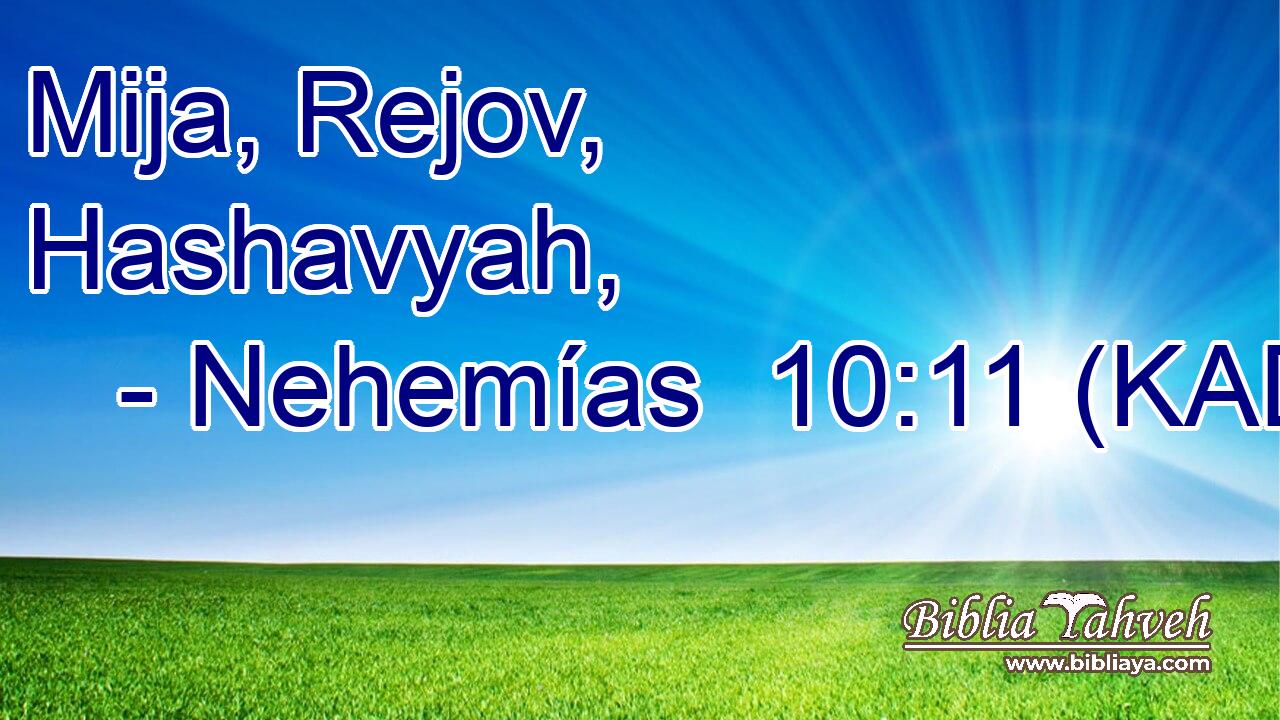  Mija, Rejov, Hashavyah, 