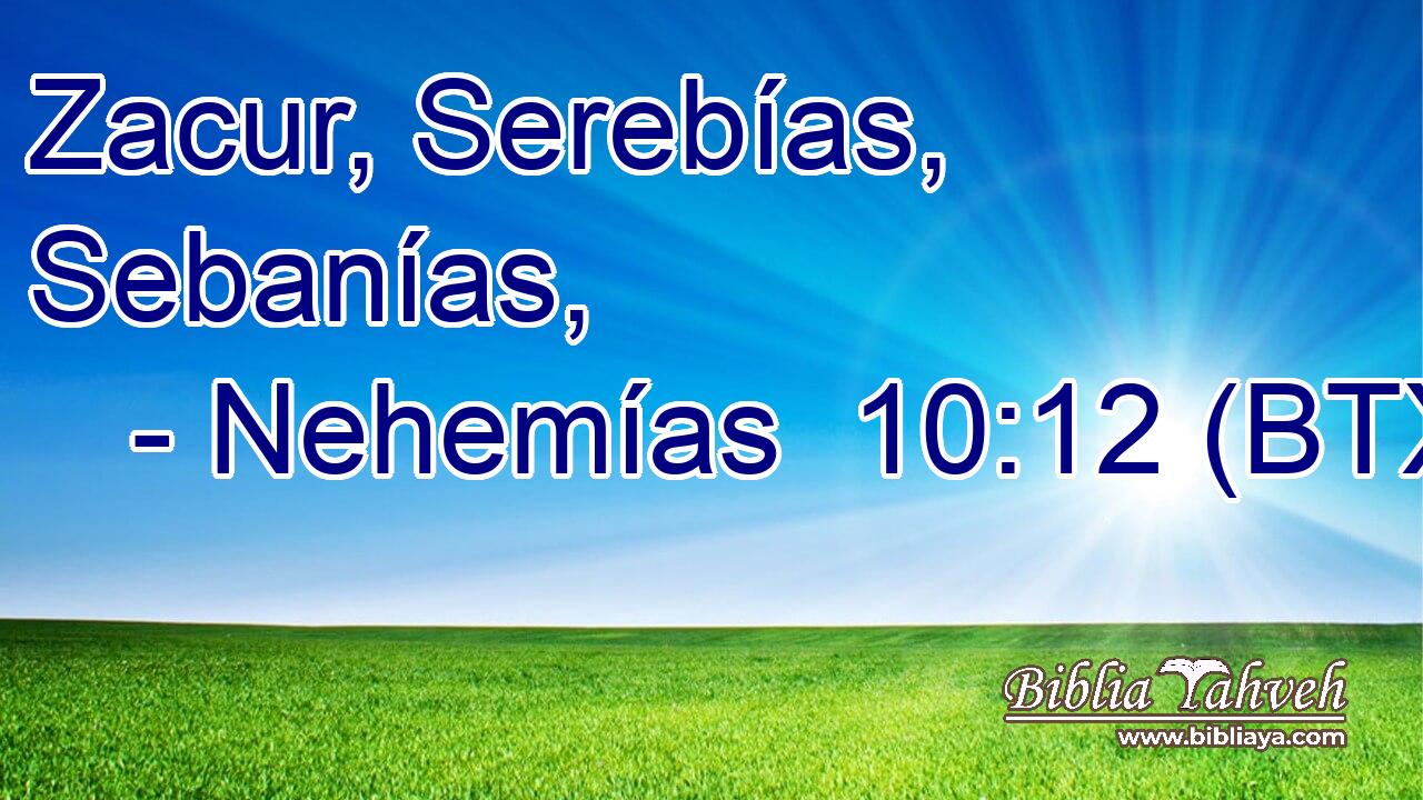 Zacur, Serebías, Sebanías,