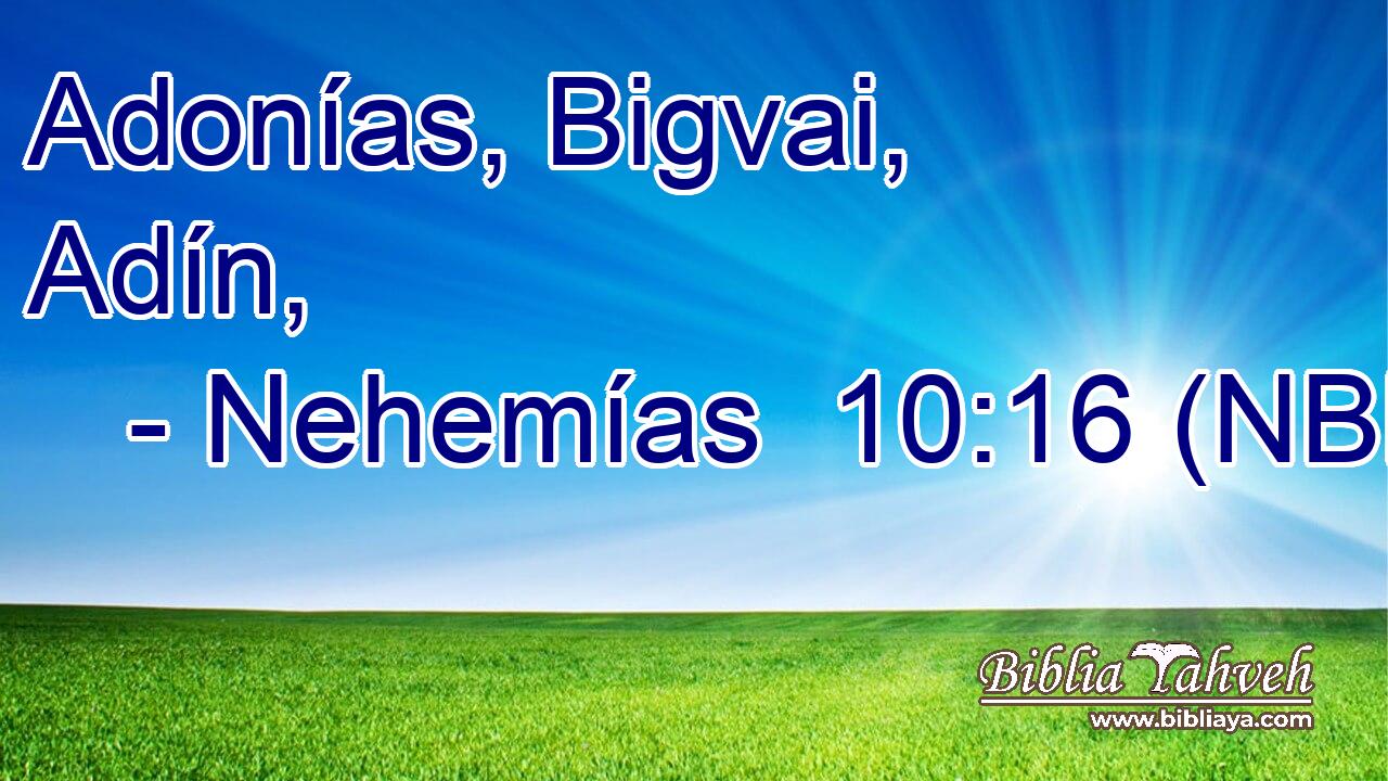  Adonías, Bigvai, Adín, 