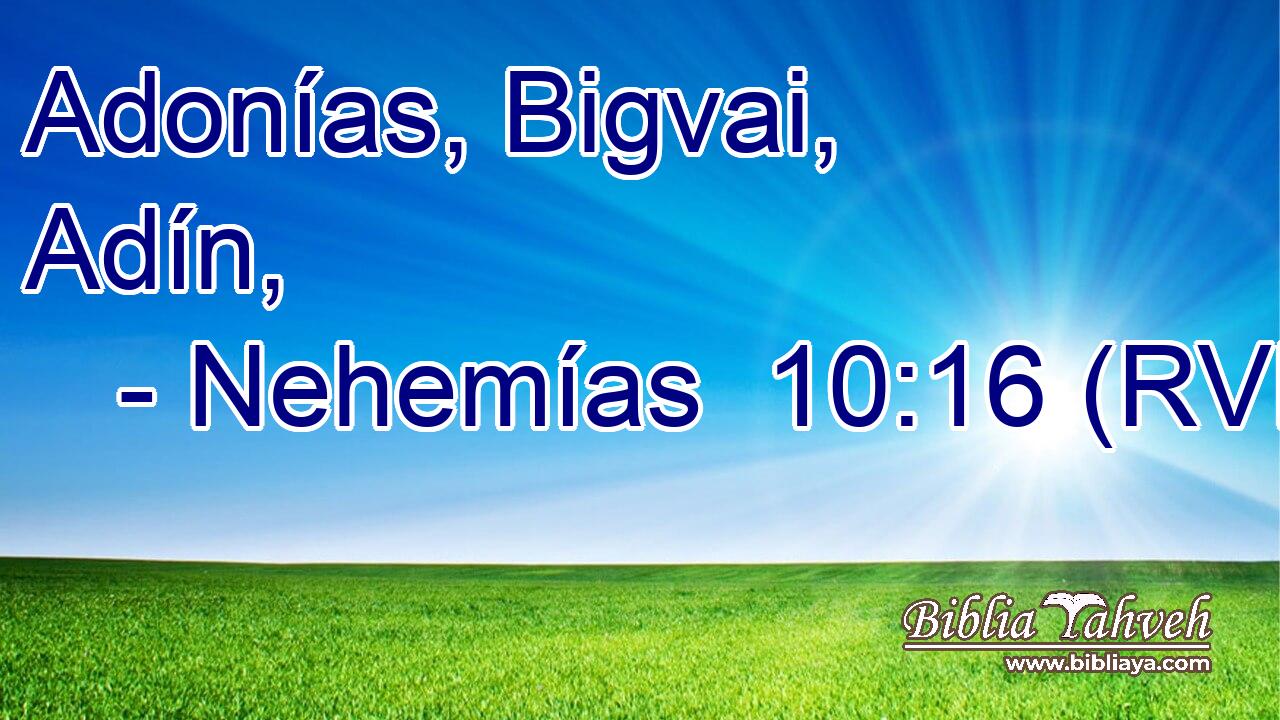 Adonías, Bigvai, Adín,
