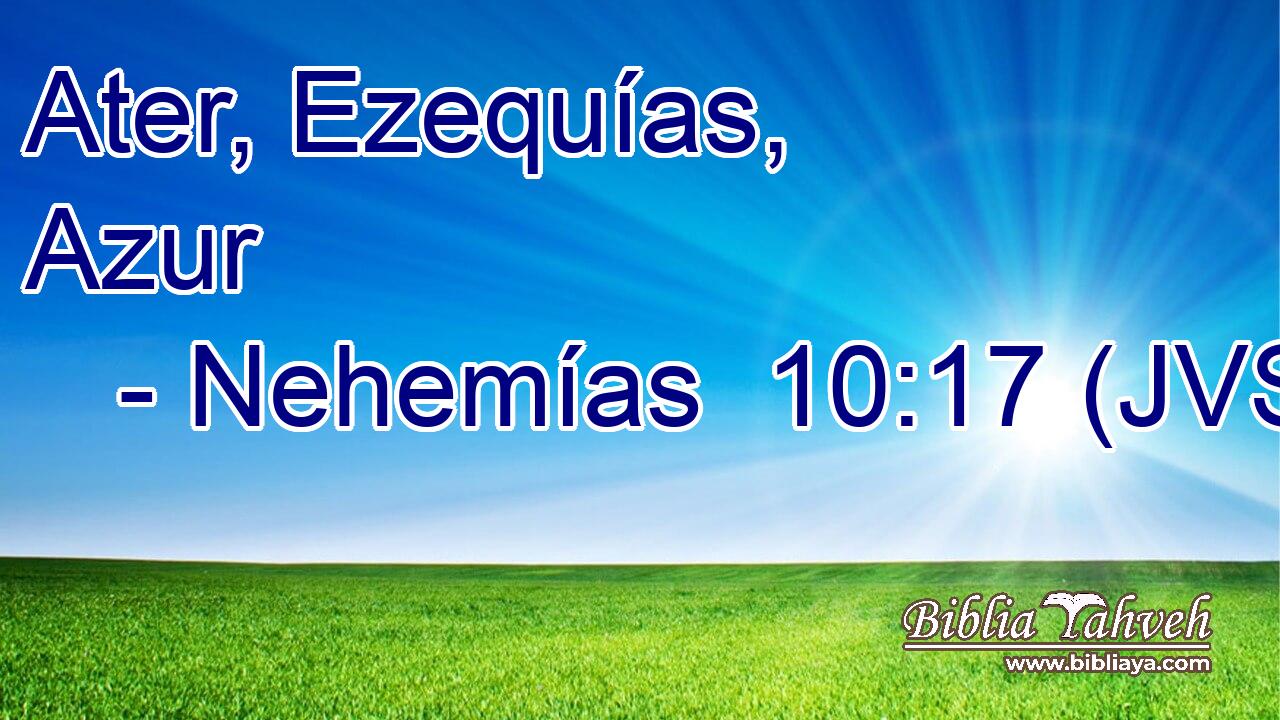 Ater, Ezequías, Azur