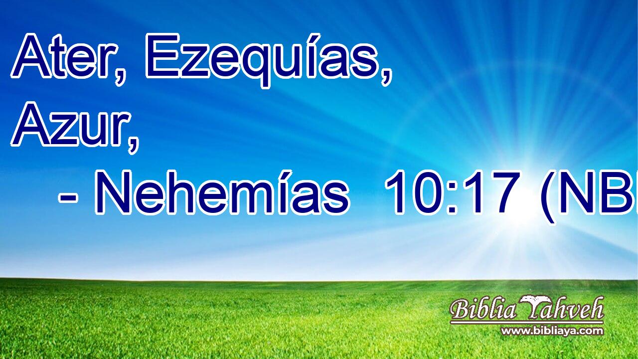  Ater, Ezequías, Azur, 