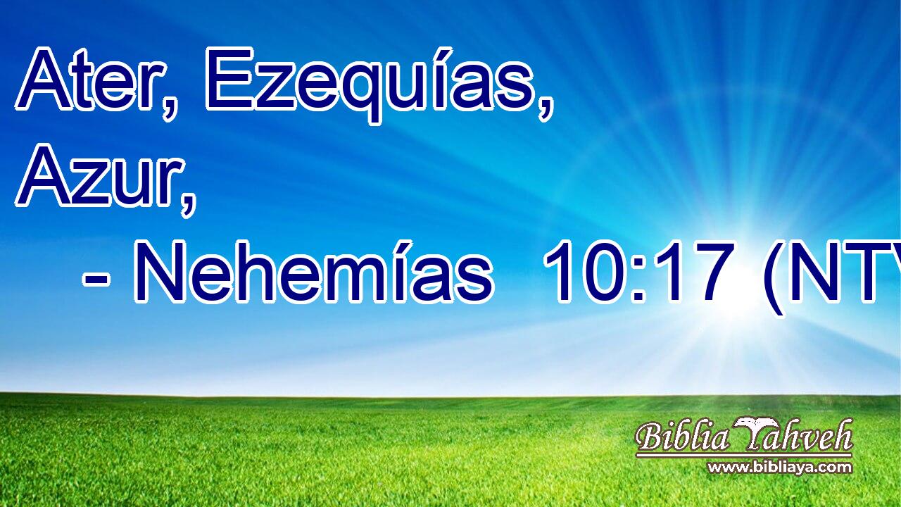 Ater, Ezequías, Azur,
