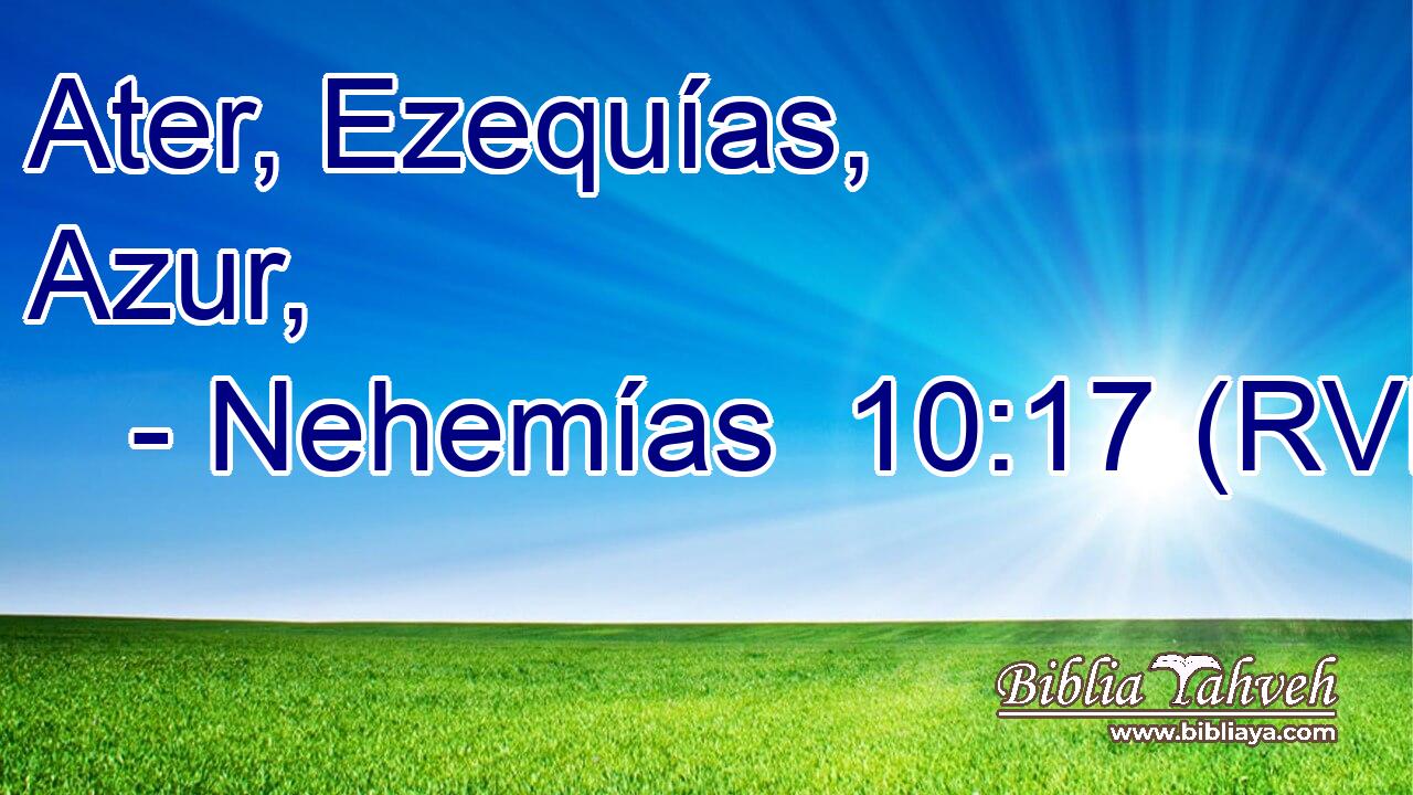 Ater, Ezequías, Azur,