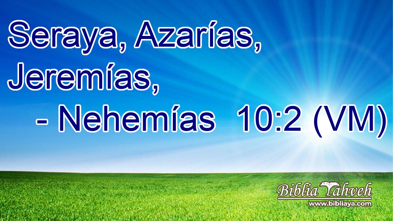  Seraya, Azarías, Jeremías, 