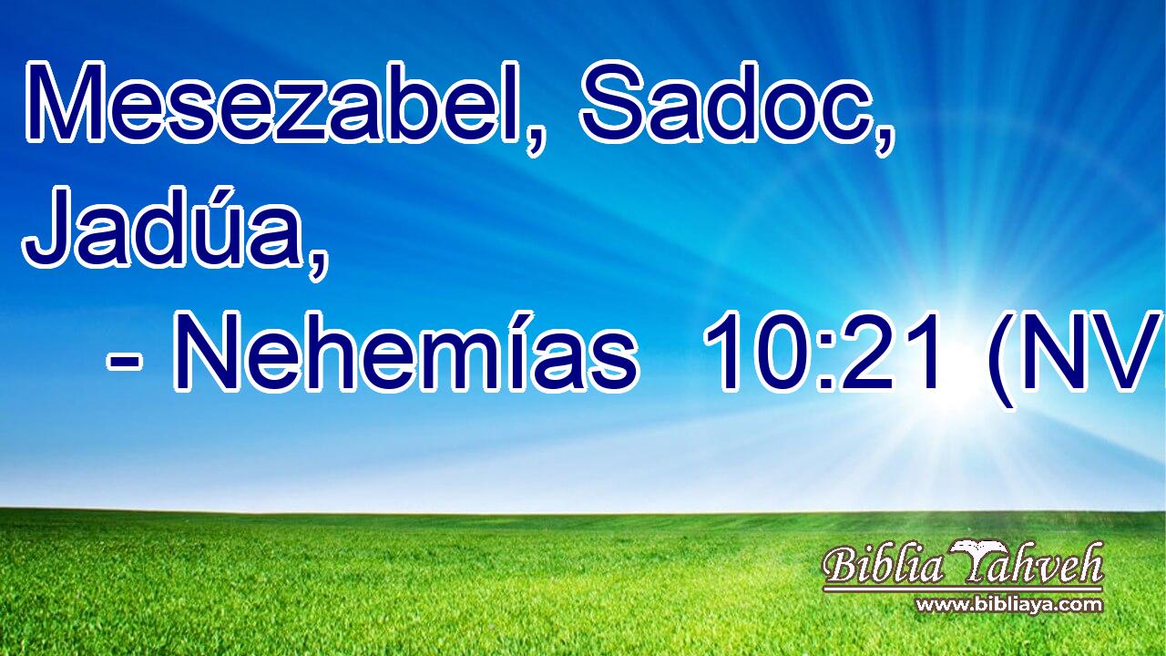  Mesezabel, Sadoc, Jadúa, 