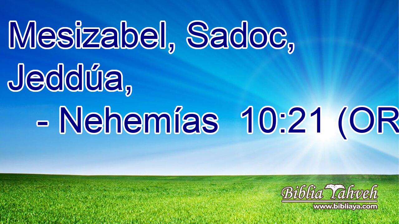  Mesizabel, Sadoc, Jeddúa, 