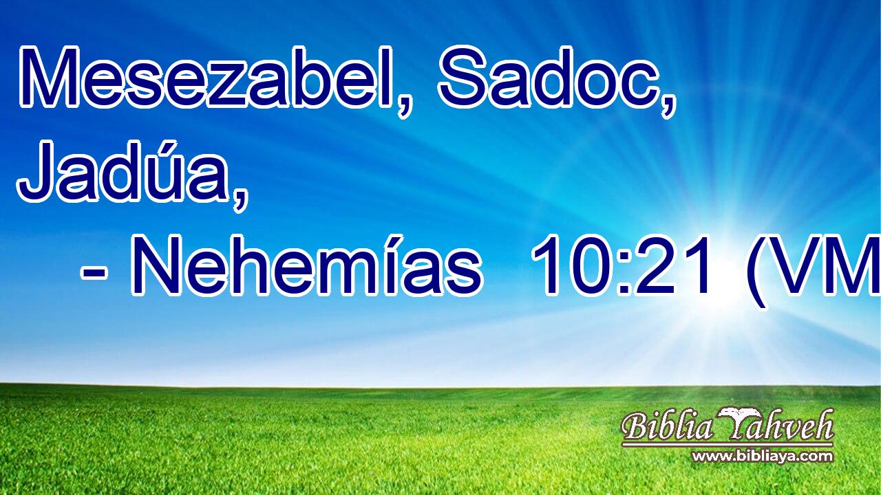  Mesezabel, Sadoc, Jadúa, 