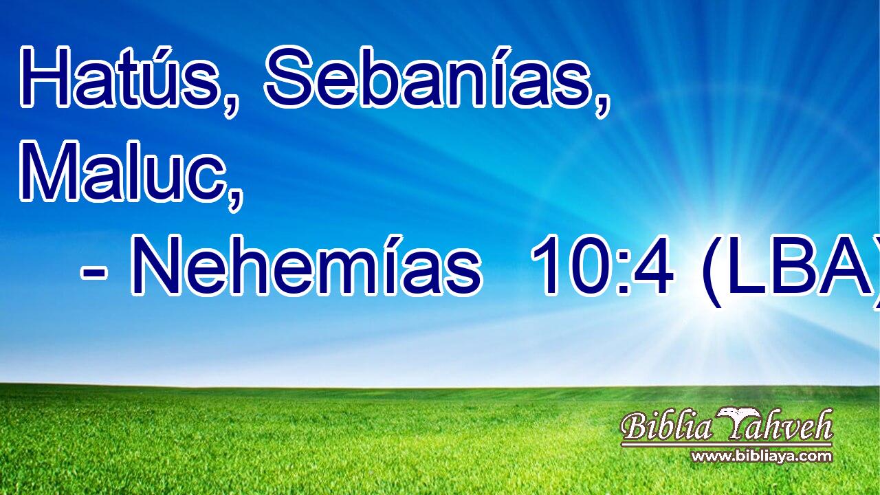 Hatús, Sebanías, Maluc,
