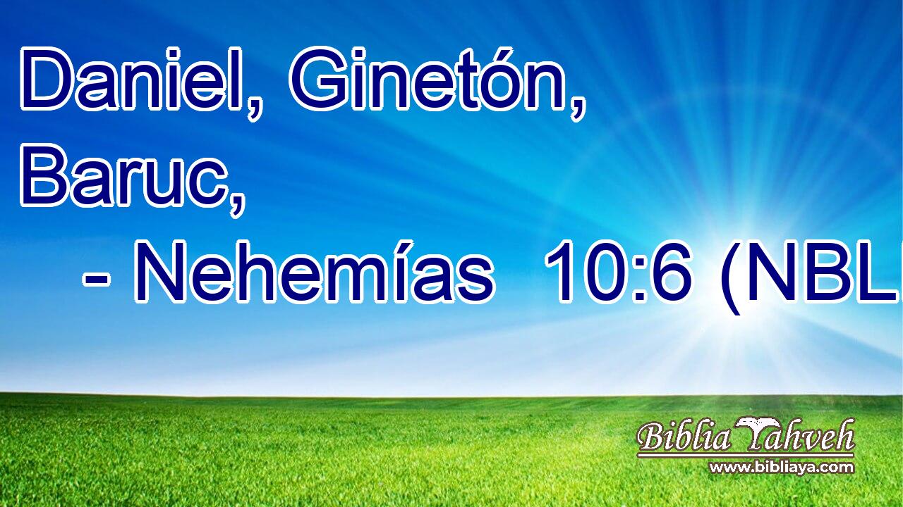  Daniel, Ginetón, Baruc, 