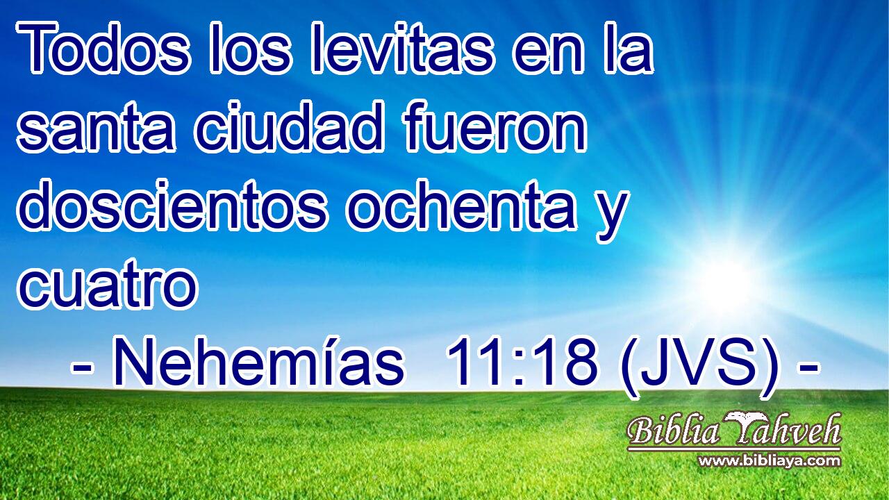 Todos los levitas en la santa ciudad fueron doscientos ochenta y cuatro