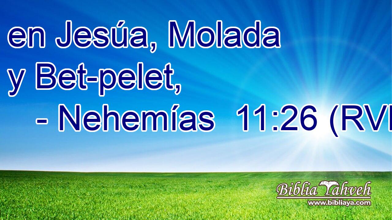 en Jesúa, Molada y Bet-pelet,
