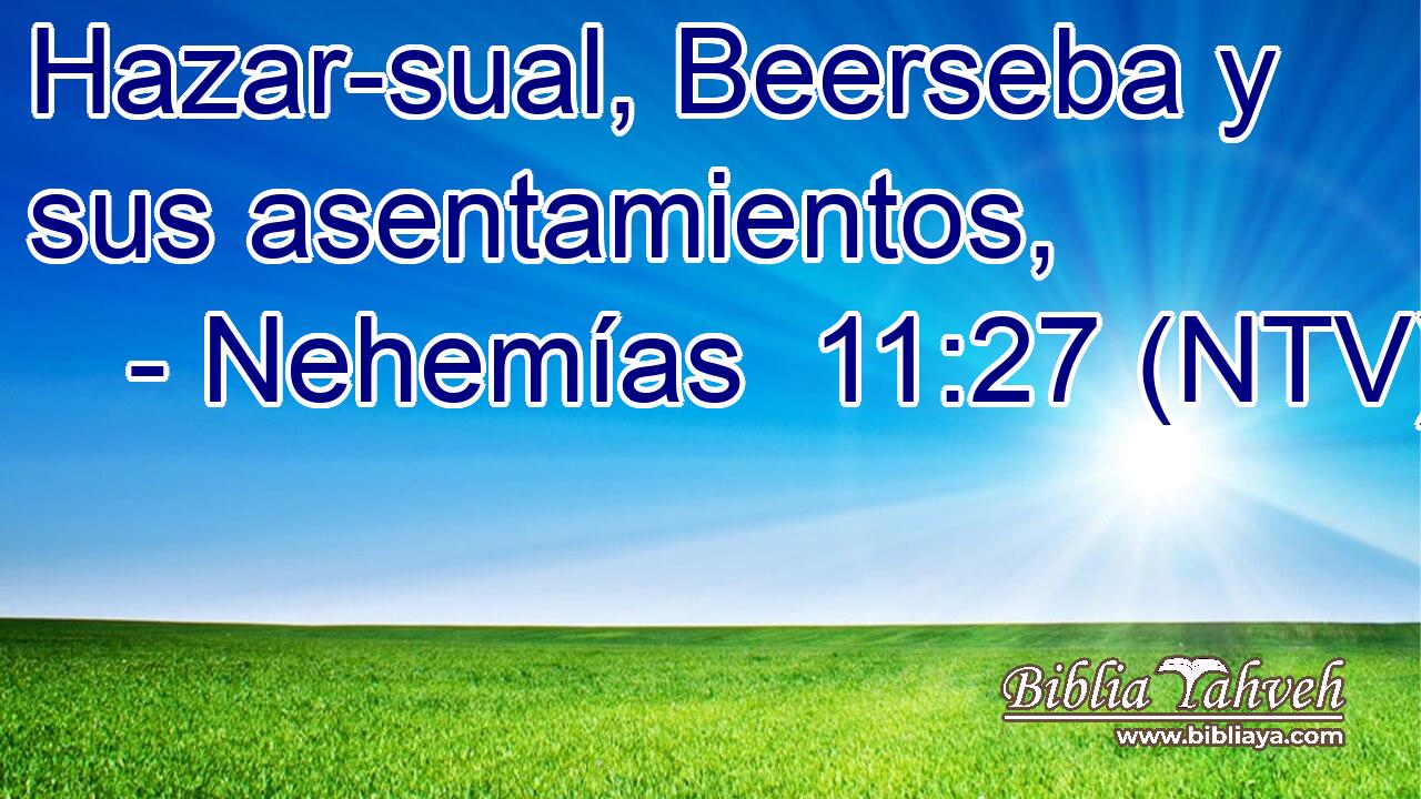 Hazar-sual, Beerseba y sus asentamientos,