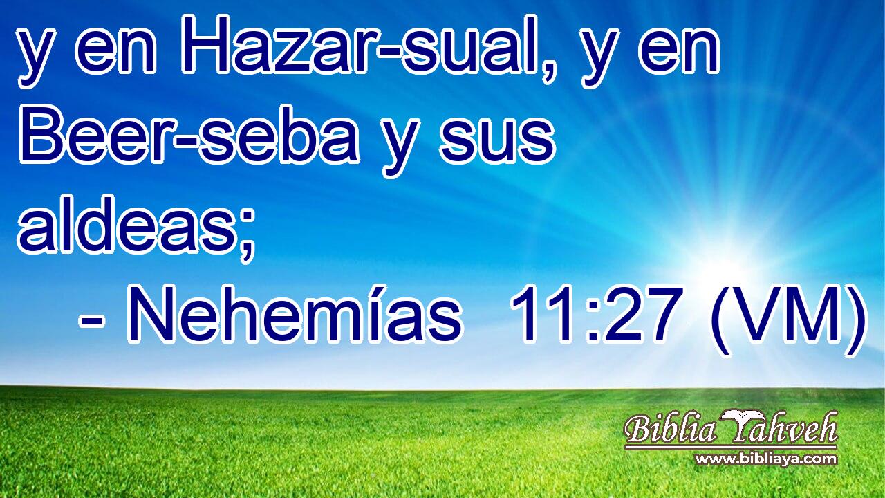  y en Hazar-sual, y en Beer-seba y sus aldeas; 
