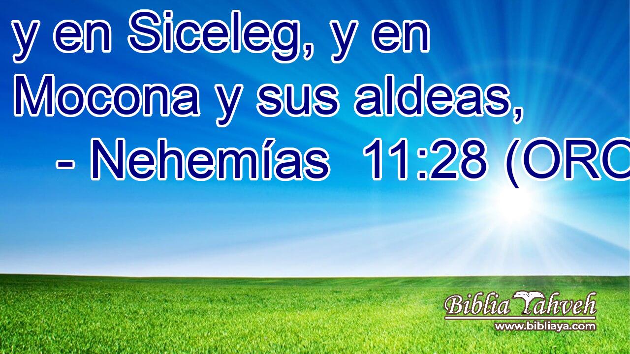  y en Siceleg, y en Mocona y sus aldeas, 