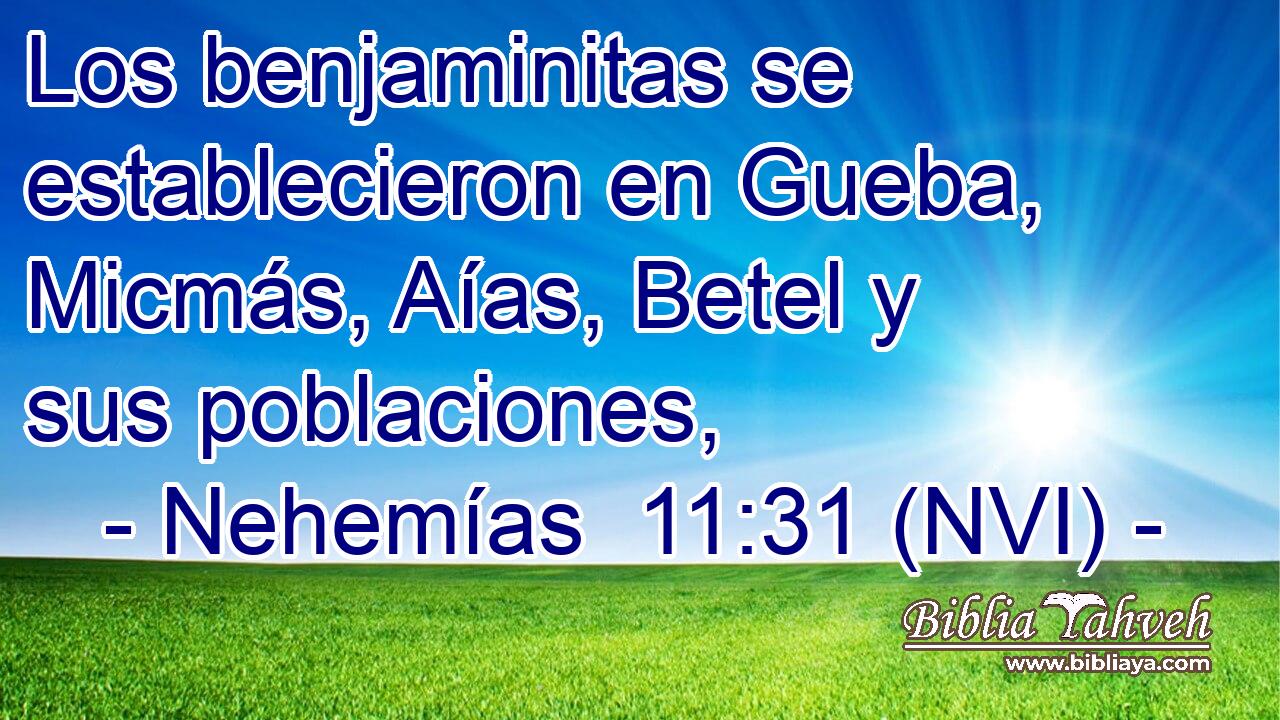  Los benjaminitas se establecieron en Gueba, Micmás, Aías, Betel y sus poblaciones, 
