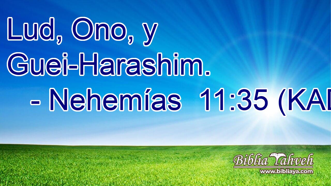  Lud, Ono, y Guei-Harashim. 