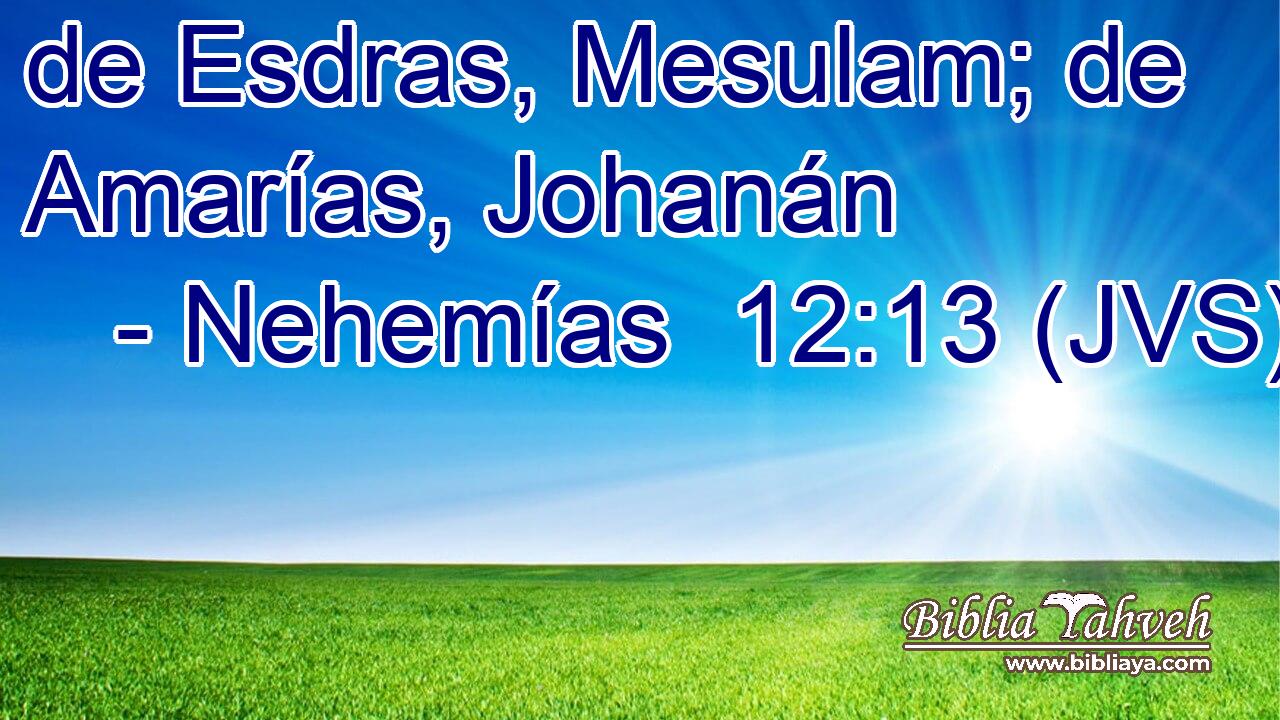 de Esdras, Mesulam; de Amarías, Johanán