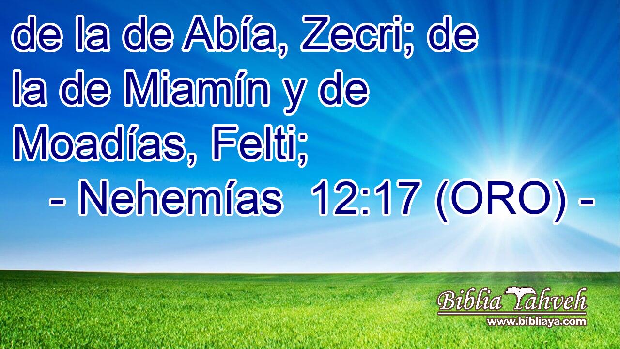  de la de Abía, Zecri; de la de Miamín y de Moadías, Felti; 
