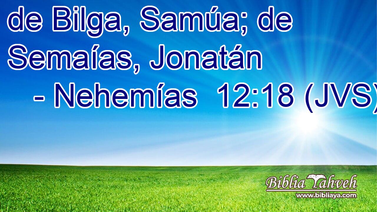 de Bilga, Samúa; de Semaías, Jonatán