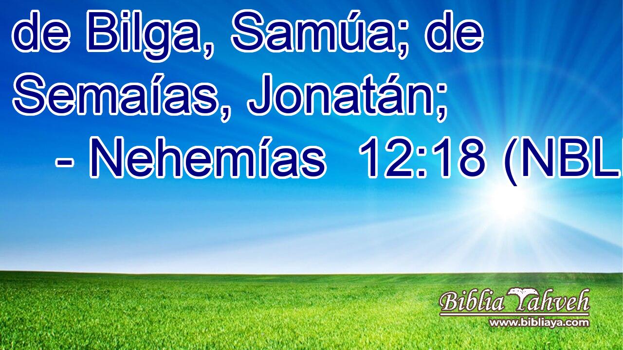  de Bilga, Samúa; de Semaías, Jonatán; 