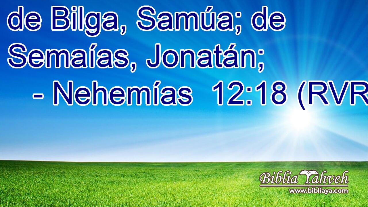 de Bilga, Samúa; de Semaías, Jonatán;