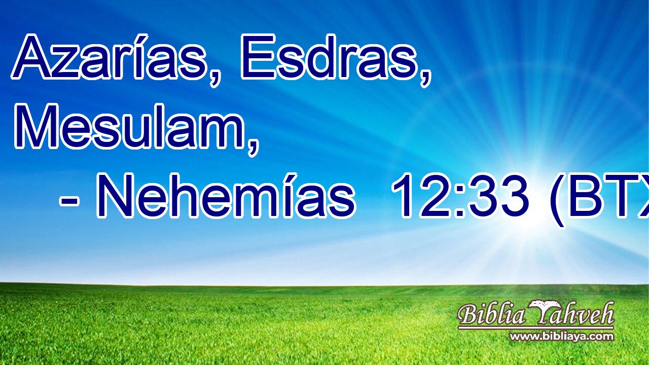 Azarías, Esdras, Mesulam,