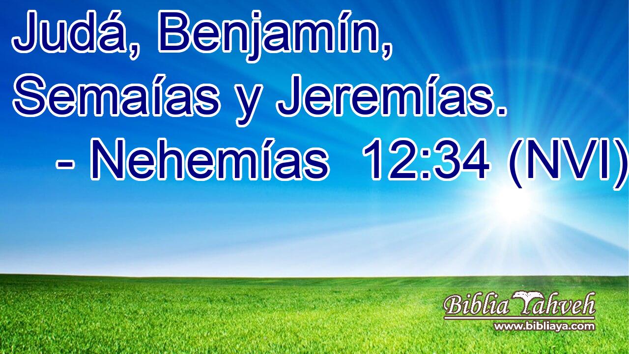  Judá, Benjamín, Semaías y Jeremías. 