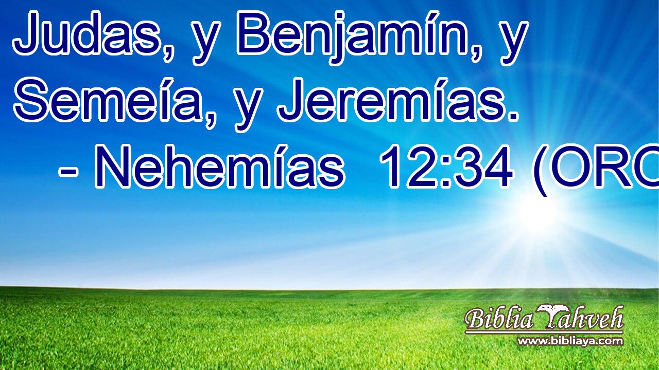  Judas, y Benjamín, y Semeía, y Jeremías. 