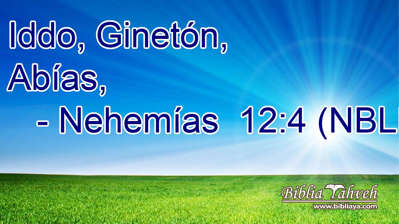  Iddo, Ginetón, Abías, 