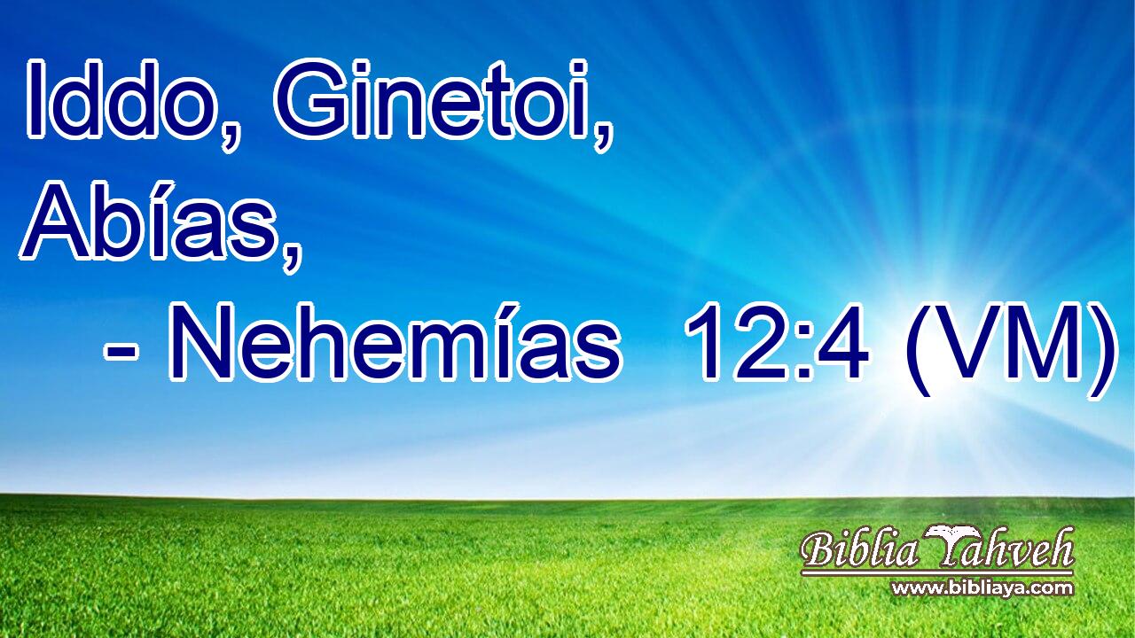  Iddo, Ginetoi, Abías, 