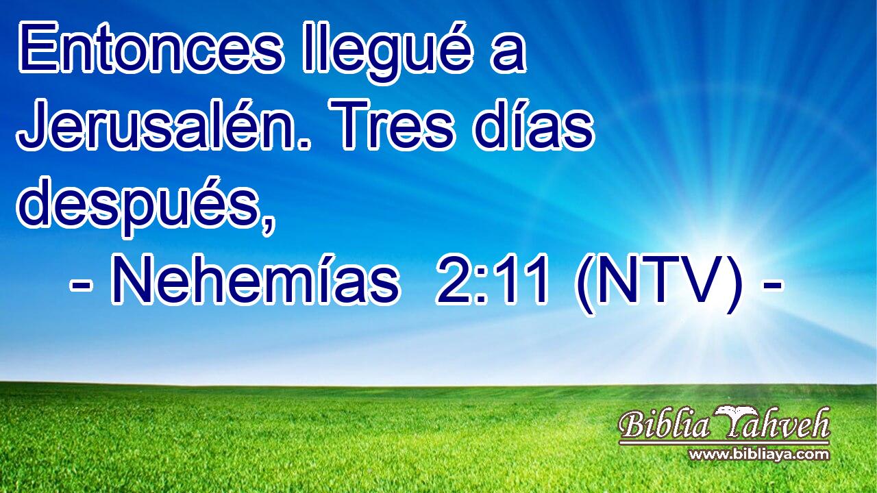 Entonces llegué a Jerusalén. Tres días después,