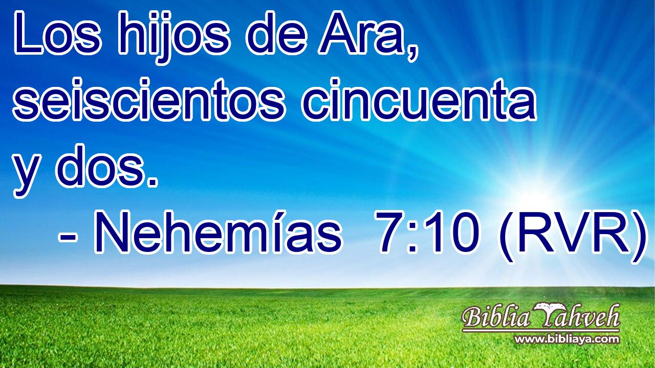 Los hijos de Ara, seiscientos cincuenta y dos.