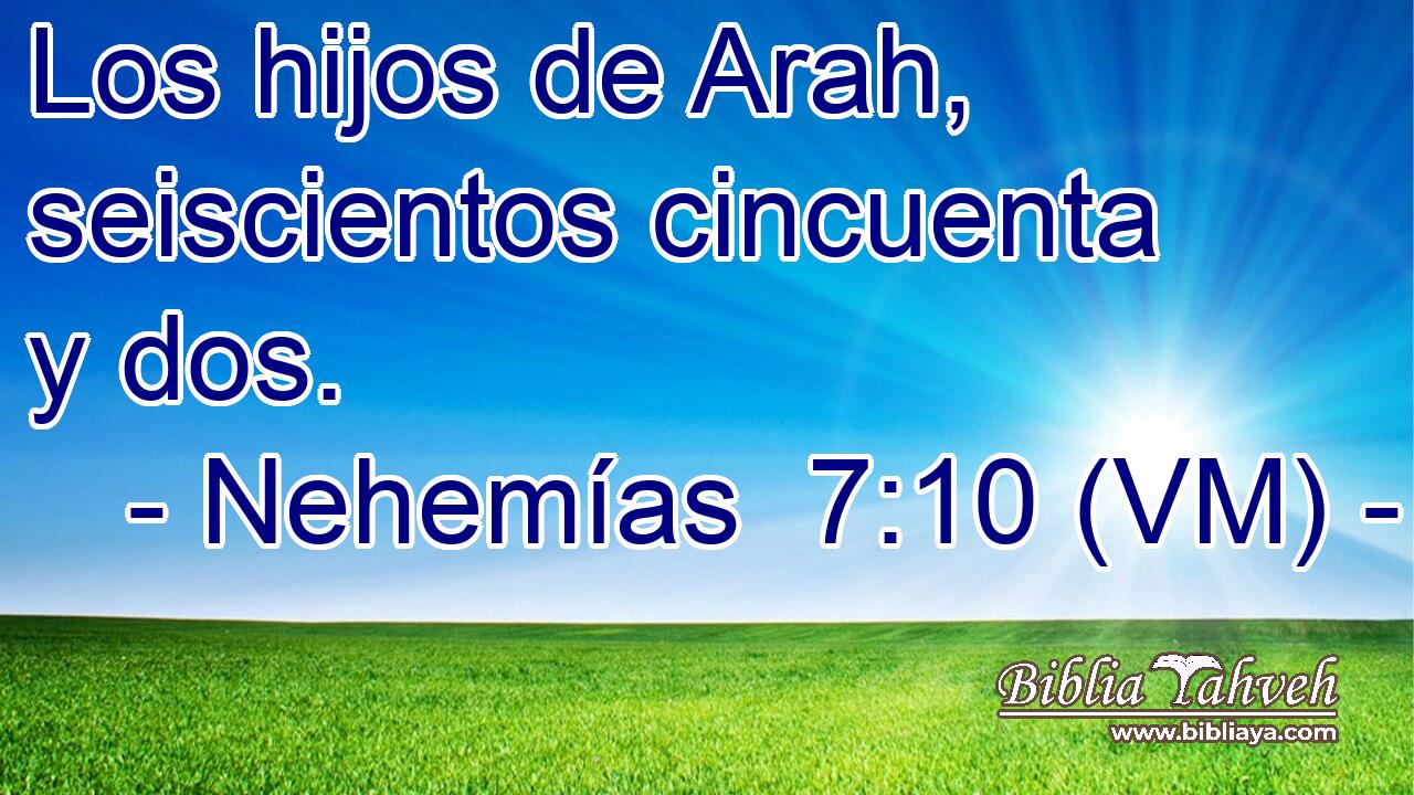  Los hijos de Arah, seiscientos cincuenta y dos. 