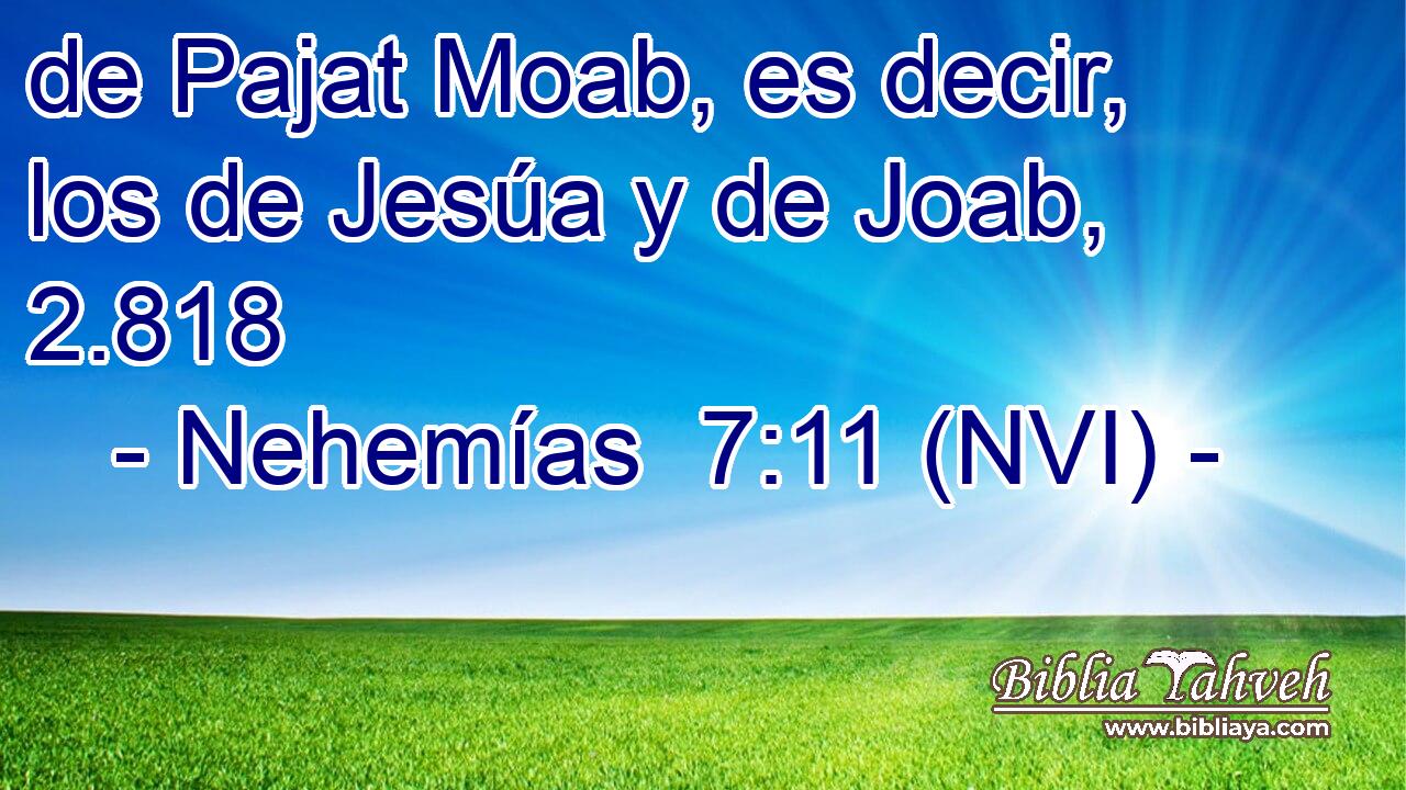  de Pajat Moab, es decir, los de Jesúa y de Joab, 2.818 