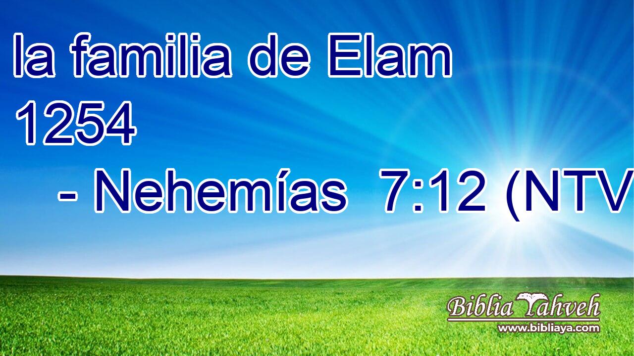 la familia de Elam 1254  