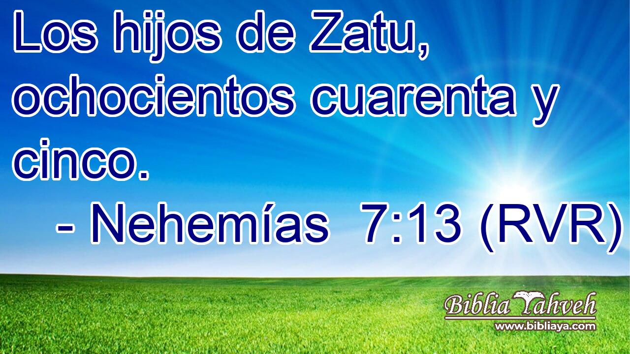 Los hijos de Zatu, ochocientos cuarenta y cinco.