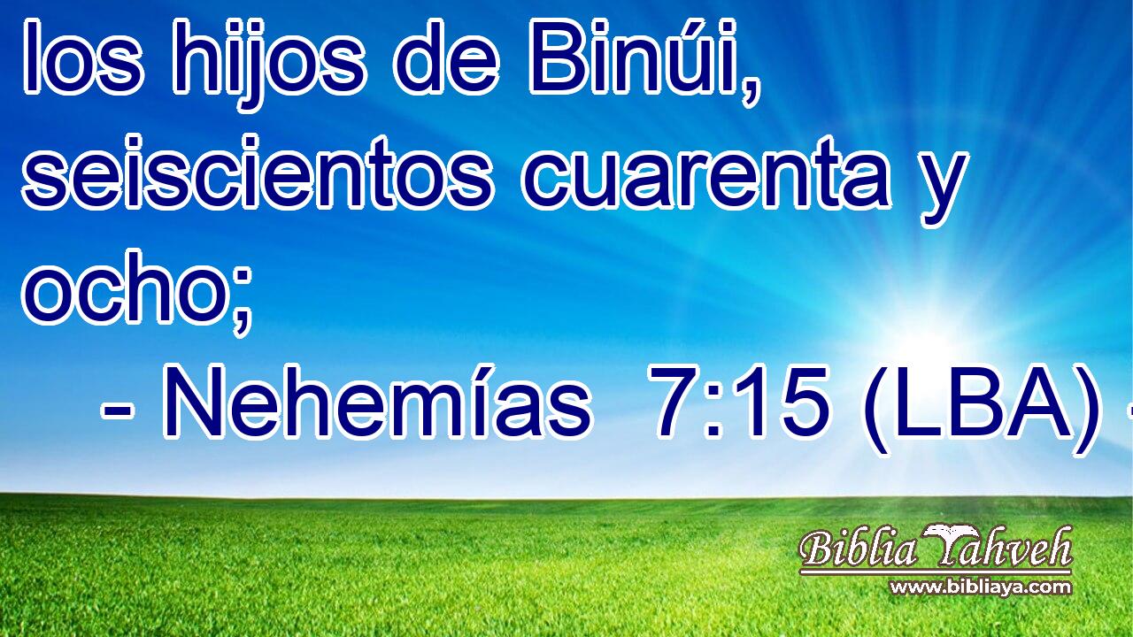 los hijos de Binúi, seiscientos cuarenta y ocho;