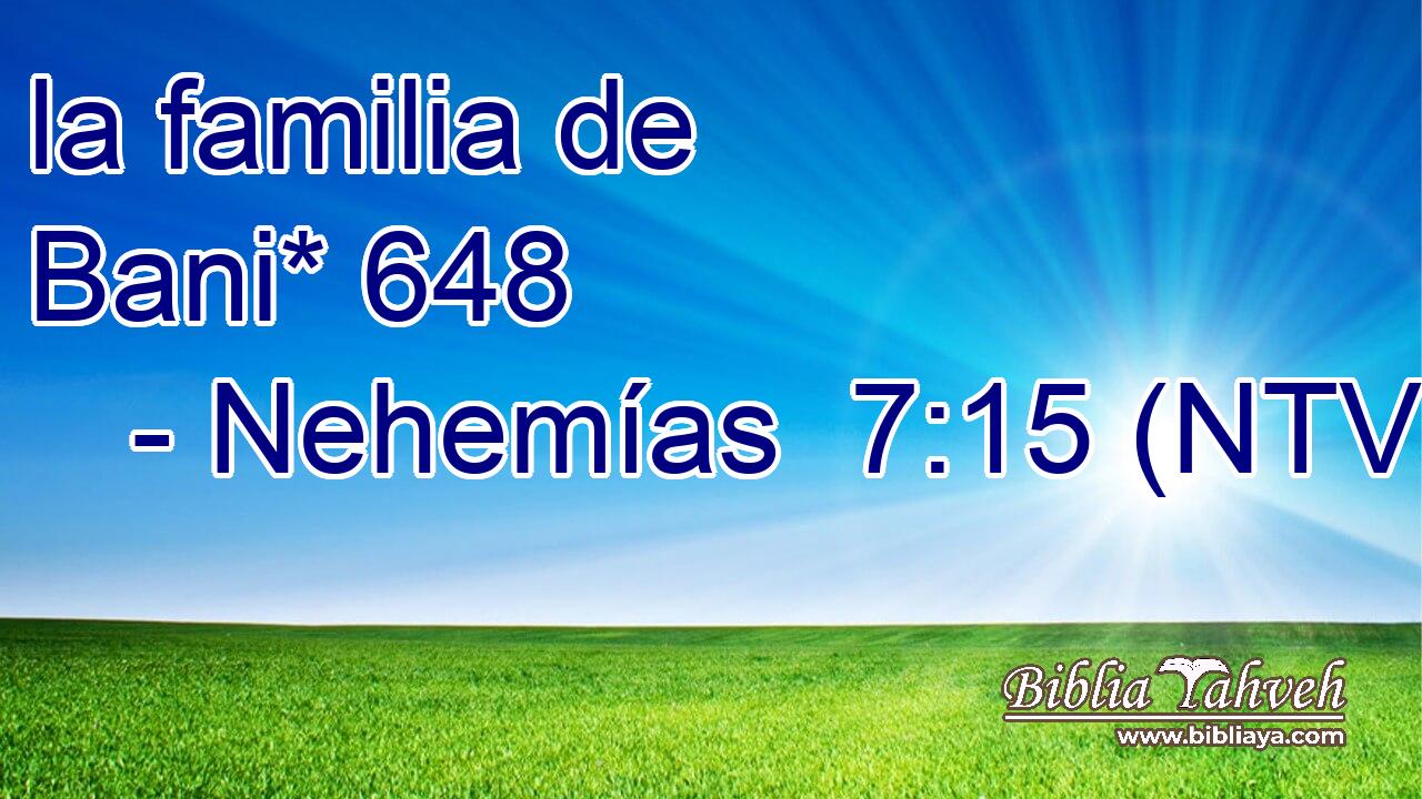 la familia de Bani* 648  